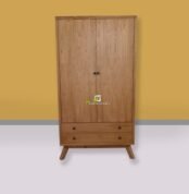Almari Pakaian Minimalis Desain Cantik Vilola 001